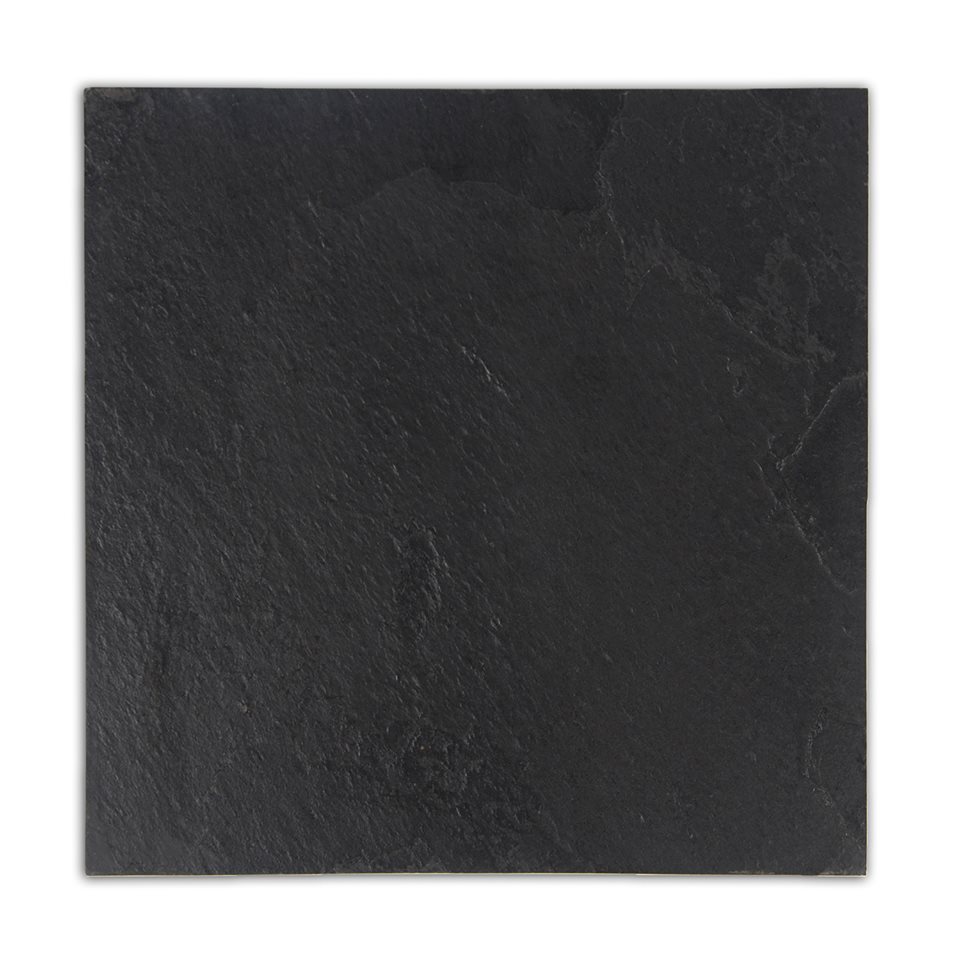 Black 12X12 Flamed Slate Tile - Floor Tiles USA