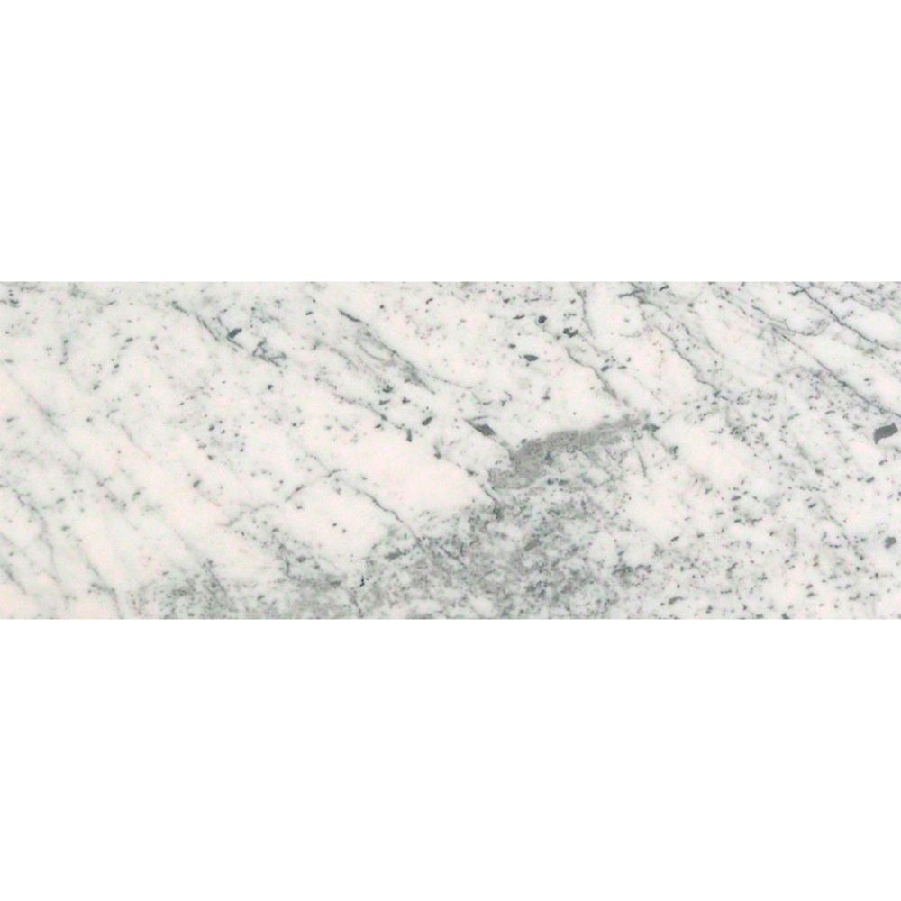 Carrara White 12x24 Honed Marble Tile