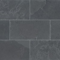 Montauk Black 12X24 Gauged Slate Tile