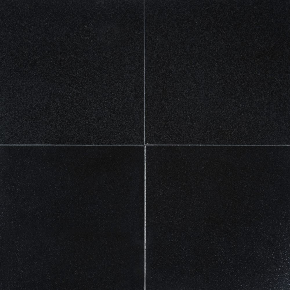 Absolute Black 12x12 Polished Granite Tile