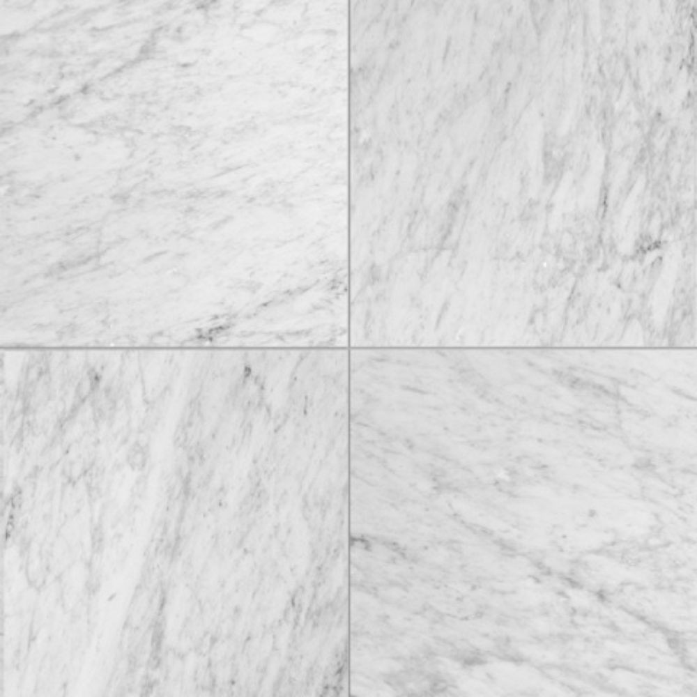 Carrara White (C) 12X12 Polished