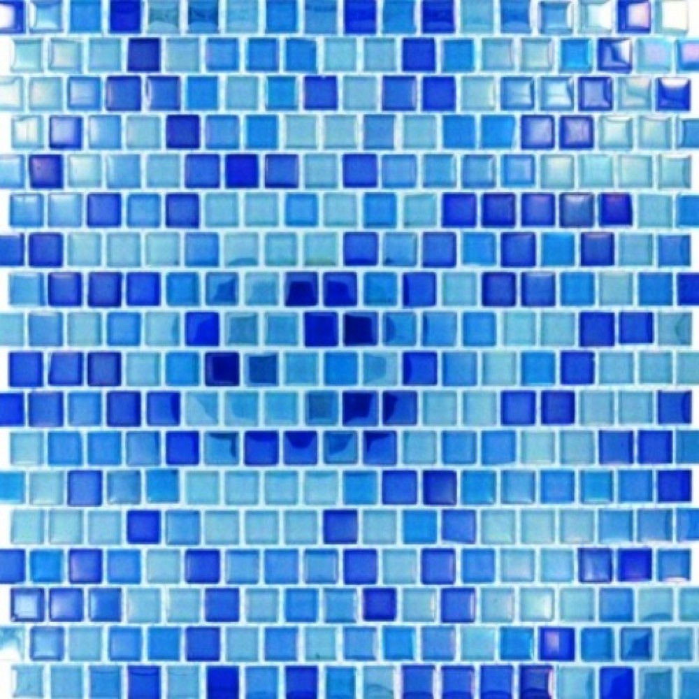 Dark Blue Blend Pool Tiles