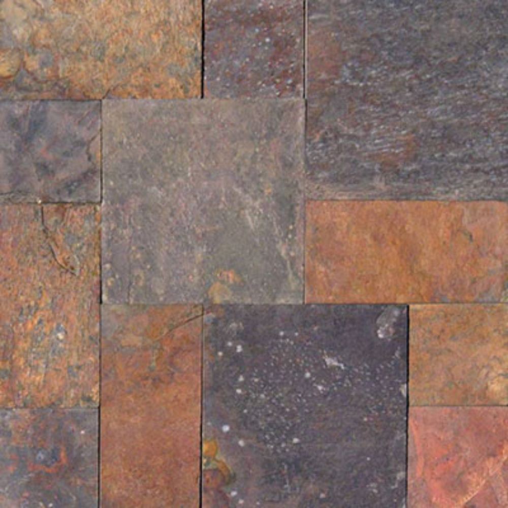 Multi Classic 16 Sft French Pattern Gauged Slate Tile