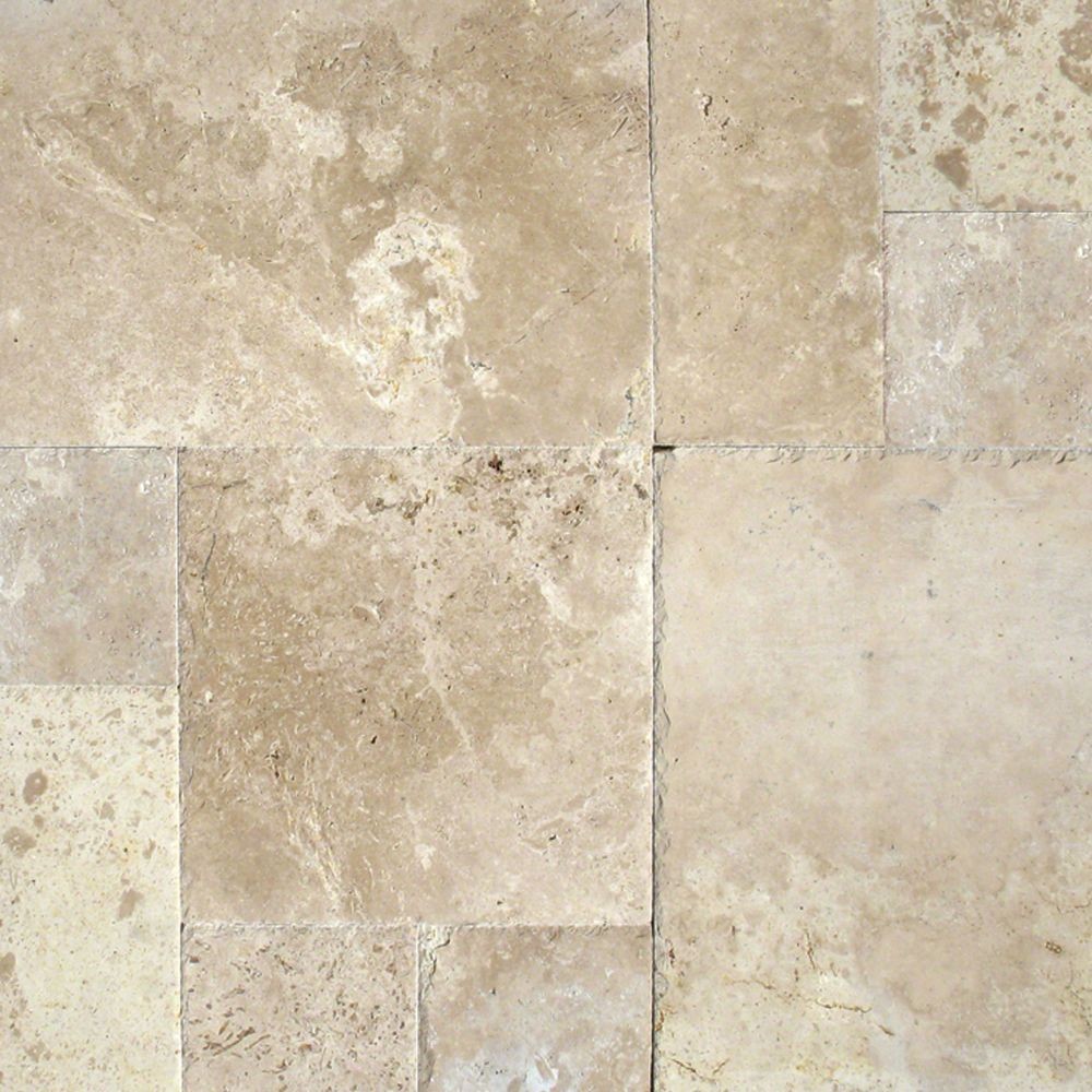 Tuscany Storm 16sqft Pattern Honed Unfilled Chipped Brushed