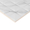Dymo Statuary Chex White 12X24 Glossy Ceramic Tile-1