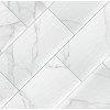 Dymo Statuary Stripe White 12X24 Glossy Ceramic Tile-2
