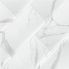 Dymo Statuary White 12X24 Glossy Ceramic Tile-3