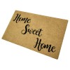 Home Sweet Home Black Natural Coir 18X30 Door Mat