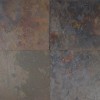 Rustique Earth 16X16 Gauged Slate Floor and Wall Tile