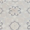 Tetris Florita Blanco 6x6 Polished Marble Wall Tile