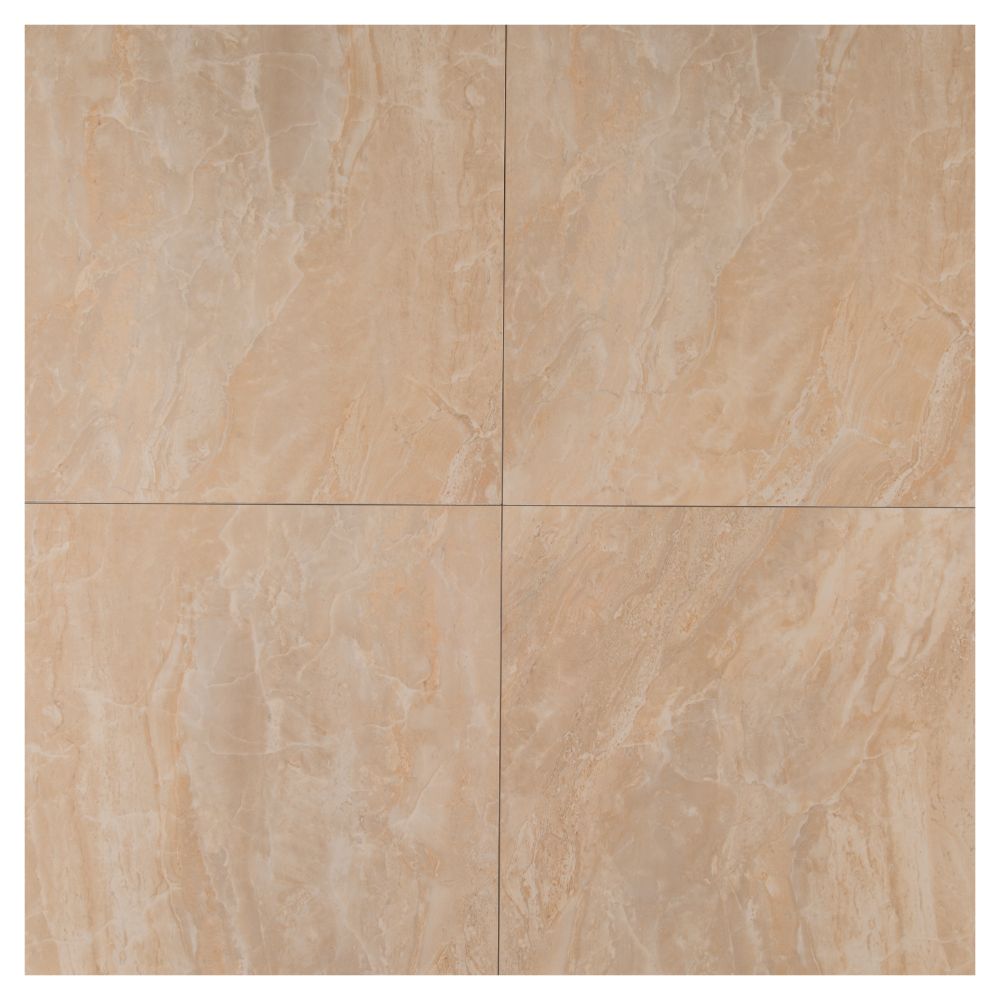 Onyx Crystal 24X24 Polished Porcelain Floor and Wall Tile 