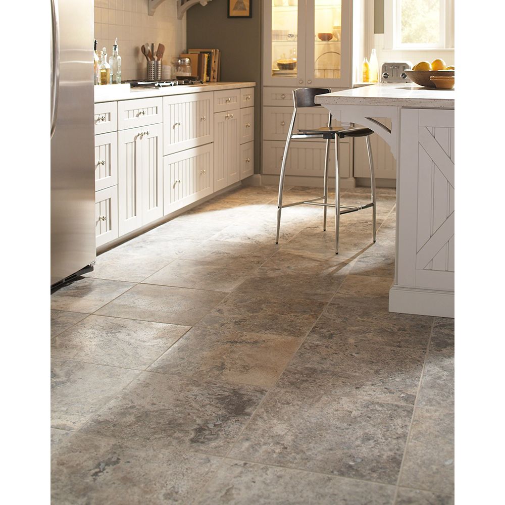 Silver Travertine 12X12 Honed / Filled