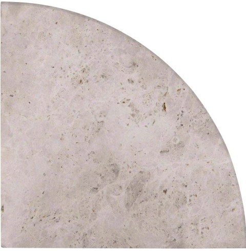 MSI Tundra Gray Cornershelf 9" Radius Polished